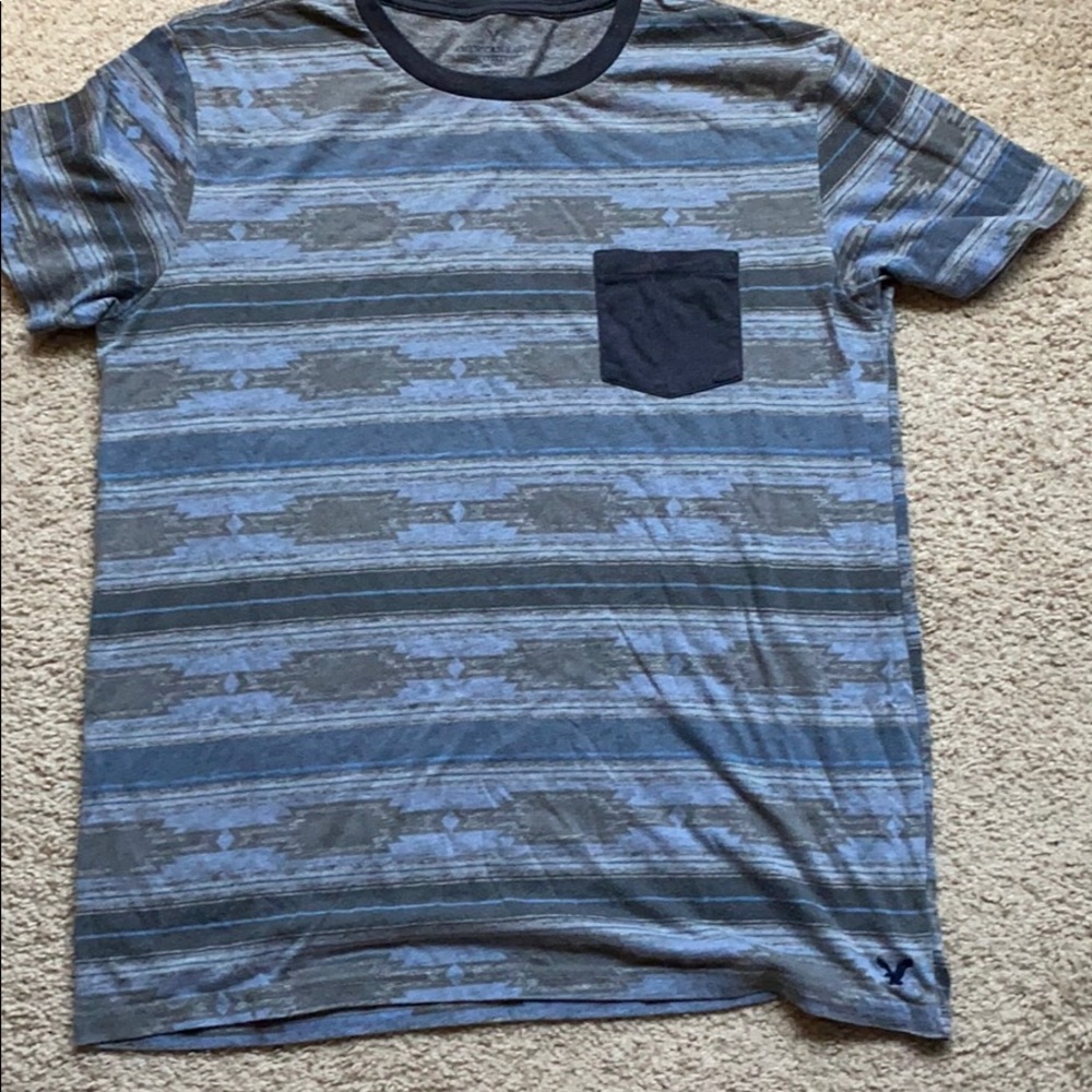 American Eagle Men’s Pattern Pocket Tee